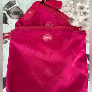 Coach folding tote bag